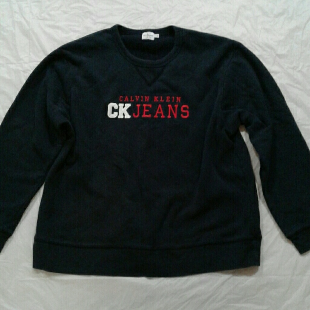 Calvin Klein Jean sweater.